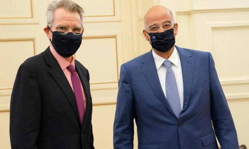 Συνάντηση Δένδια-Πάιατ για την τουρκική παραβατικότητα